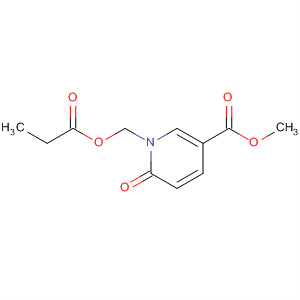 3-Pyridinecarboxylic acid, 1,6-dihydro-6-oxo-1-[(1-oxopropoxy)methyl]-,  methyl ester