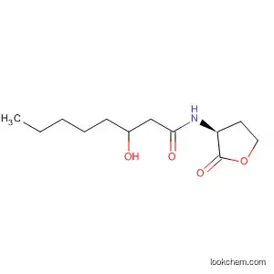 Molecular Structure of 192883-14-0 (Octanamide, 3-hydroxy-N-[(3S)-tetrahydro-2-oxo-3-furanyl]-)