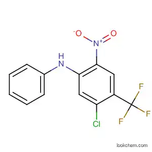 Molecular Structure of 1806-24-2 (5-chloro-2-nitro-N-phenyl-4-(trifluoromethyl)aniline)
