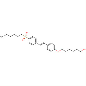 1-Hexanol, 6-[4-[(1E)-2-[4-(hexylsulfonyl)phenyl]ethenyl]phenoxy]-(193146-14-4)
