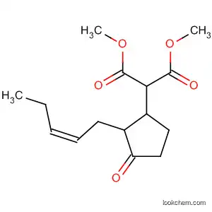Propanedioic acid, [3-oxo-2-(2-pentenyl)cyclopentyl]-, dimethyl ester,
(Z)-