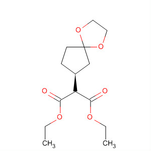 Propanedioic acid, 1,4-dioxaspiro[4.4]non-7-yl-, diethyl ester, (S)-