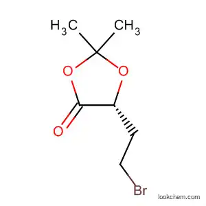 Molecular Structure of 193538-64-6 (1,3-Dioxolan-4-one, 5-(2-bromoethyl)-2,2-dimethyl-, (R)-)