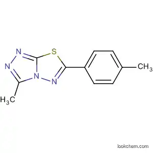 Molecular Structure of 193744-05-7 (3-methyl-6-(4-methylphenyl)[1,2,4]triazolo[3,4-b][1,3,4]thiadiazole)