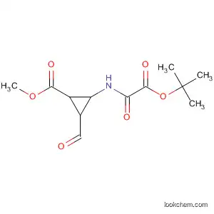 Molecular Structure of 193765-44-5 (Cyclopropanecarboxylic acid,
2-[[(1,1-dimethylethoxy)carbonyl]formylamino]-3-formyl-, methyl ester,
(1S,2S,3S)-)