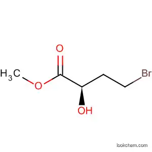 Molecular Structure of 193827-67-7 (Butanoic acid, 4-bromo-2-hydroxy-, methyl ester, (R)-)