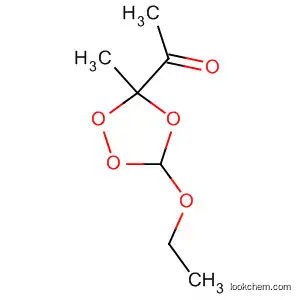 Molecular Structure of 194021-89-1 (Ethanone, 1-(5-ethoxy-3-methyl-1,2,4-trioxolan-3-yl)-)