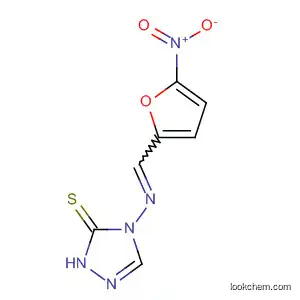 Molecular Structure of 19503-17-4 (3H-1,2,4-Triazole-3-thione,
2,4-dihydro-4-[[(5-nitro-2-furanyl)methylene]amino]-)