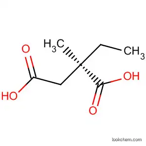 Molecular Structure of 24410-76-2 (Butanedioic acid, 2-ethyl-2-methyl-, (2R)-)