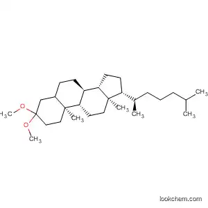 Molecular Structure of 33993-39-4 (Cholestane, 3,3-dimethoxy-)