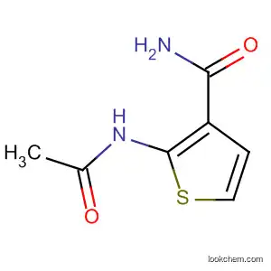 Molecular Structure of 55654-14-3 (3-Thiophenecarboxamide, 2-(acetylamino)-)