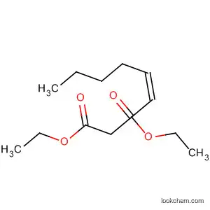 Molecular Structure of 71686-55-0 ((Z)-3-Hexenylmalonic acid diethyl ester)
