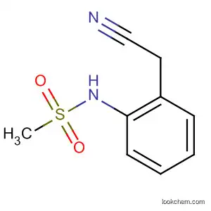 Molecular Structure of 36268-70-9 (2-(MethylsulfonaMido)phenylacetonitrile)