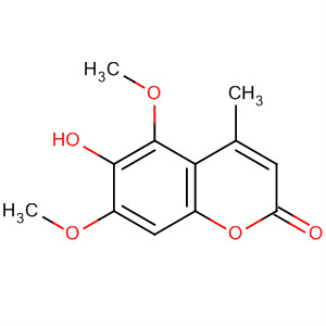 Molecular Structure of 107055-08-3 (2H-1-Benzopyran-2-one, 6-hydroxy-5,7-dimethoxy-4-methyl-)