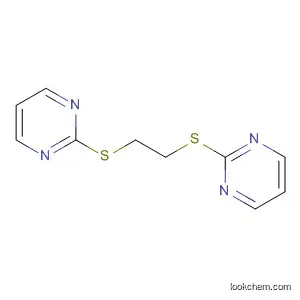 Molecular Structure of 15018-76-5 (Pyrimidine, 2,2'-[1,2-ethanediylbis(thio)]bis-)