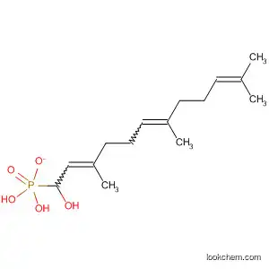 Molecular Structure of 15416-86-1 (2,6,10-Dodecatrien-1-ol, 3,7,11-trimethyl-, dihydrogen phosphate)