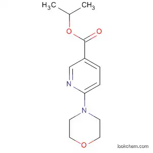 Molecular Structure of 167640-97-3 (3-Pyridinecarboxylic acid, 6-(4-morpholinyl)-, 1-methylethyl ester)
