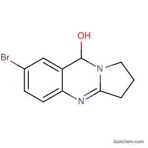 Molecular Structure of 401796-50-7 (Pyrrolo[2,1-b]quinazolin-9-ol, 7-bromo-1,2,3,9-tetrahydro-)