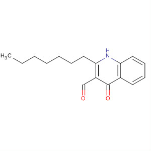 2-Heptyl-1,4-dihydro-4-oxo-3-quinolinecarboxaldehyde