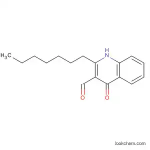 2-Heptyl-4-oxo-1,4-dihydroquinoline-3-carbaldehyde