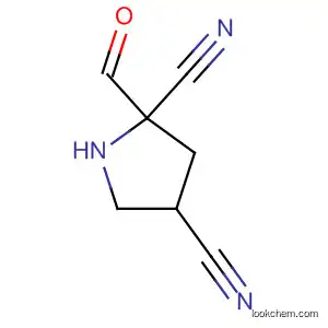 2,4-피롤리딘디카르보니트릴, 2-포르밀-(9CI)