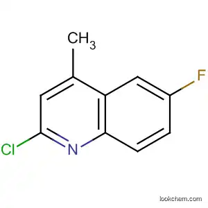 Molecular Structure of 18529-12-9 (2-CHLORO-6-FLUORO-4-METHYLQUINOLINE)