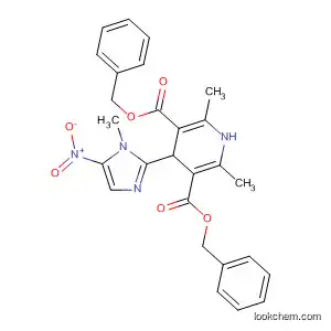 Molecular Structure of 196707-62-7 (3,5-pyridinedicarboxylic acid, 1,4-dihydro-2,6-dimethyl-4-(1-methyl-5-nitro-1H-imidazol-2-yl)-, bis(phenylmethyl) ester)