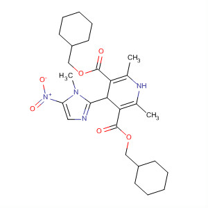 3,5-Pyridinedicarboxylic acid, 1,4-dihydro-2,6-dimethyl-4-(1-methyl-5-nitro-1H-imidazol-2-yl)-, bis(cyclohexylmethyl) ester