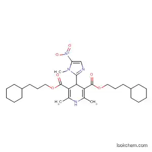 3,5-pyridinedicarboxylic acid, 1,4-dihydro-2,6-dimethyl-4-(1-methyl-5-nitro-1H-imidazol-2-yl)-, bis(3-cyclohexylpropyl) ester
