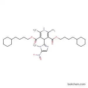 3,5-pyridinedicarboxylic acid, 1,4-dihydro-2,6-dimethyl-4-(1-methyl-5-nitro-1H-imidazol-2-yl)-, bis(4-cyclohexylbutyl) ester