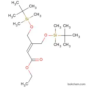 2-Butenoic acid,
4-[[(1,1-dimethylethyl)dimethylsilyl]oxy]-3-[[[(1,1-dimethylethyl)dimethylsil
yl]oxy]methyl]-, ethyl ester