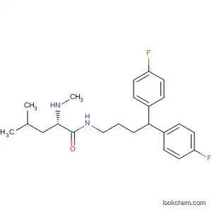 Pentanamide,
N-[4,4-bis(4-fluorophenyl)butyl]-4-methyl-2-(methylamino)-, (2S)-