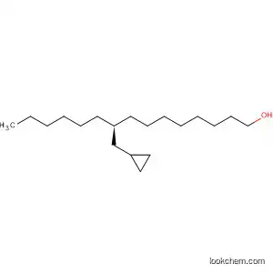 Molecular Structure of 252009-75-9 (Cyclopropanedecanol, 2-hexyl-, (1R,2S)-)