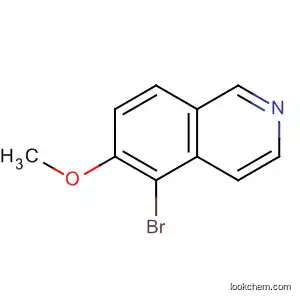 Molecular Structure of 366445-82-1 (5-Bromo-6-methoxyisoquinoline)