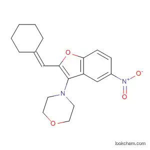 4-{2-(cyclohexylidenemethyl)-5-nitro-1-benzofuran-3-yl}morpholine