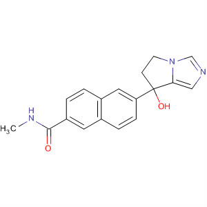 TAK-700(Orteronel);(S)-6-(7-hydroxy-6,7-dihydro-5H-pyrrolo[1,2-e]imidazol-7-yl)-N-methyl-2-naphthamide