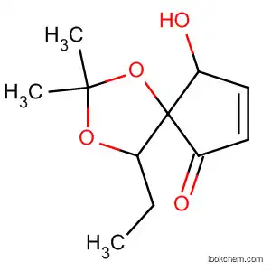 1,3-Dioxaspiro[4.4]non-7-en-6-one,4-ethyl-9-hydroxy-2,2-dimethyl-(9CI)