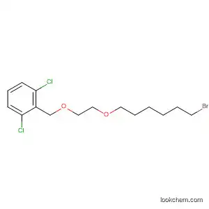 Molecular Structure of 503070-57-3 (Benzene, 2-[[2-[(6-broMohexyl)oxy]ethoxy]Methyl]-1,3-dichloro)
