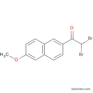 Molecular Structure of 52997-56-5 (Ethanone, 2,2-dibromo-1-(6-methoxy-2-naphthalenyl)-)