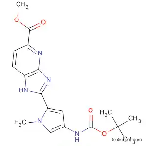 1H-Imidazo[4,5-b]pyridine-5-carboxylic acid,
2-[4-[[(1,1-dimethylethoxy)carbonyl]amino]-1-methyl-1H-pyrrol-2-yl]-,
methyl ester