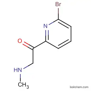 Molecular Structure of 565237-11-8 (Ethanone, 1-(6-bromo-2-pyridinyl)-2-(methylamino)-)