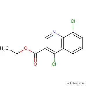 Molecular Structure of 56824-91-0 (4,8-Dichloroquinoline-3-carboxylic acid ethyl ester)