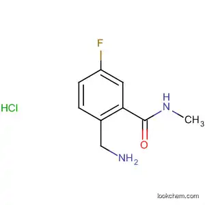 Benzamide, 2-(aminomethyl)-5-fluoro-N-methyl-, monohydrochloride