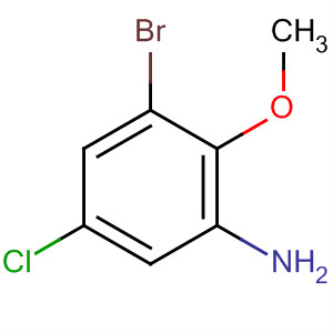 Benzenamine, 3-bromo-5-chloro-2-methoxy-