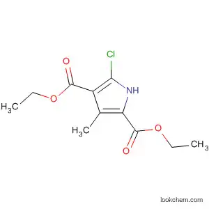 Molecular Structure of 100129-92-8 (1H-Pyrrole-2,4-dicarboxylic acid, 5-chloro-3-methyl-, diethyl ester)