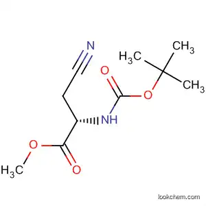 Molecular Structure of 147091-70-1 (tert-butyl (S)-1-(Methoxycarbonyl)-
2-cyanoethylcarbaMate)