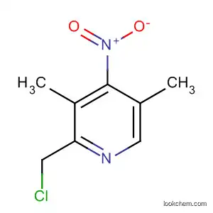 Molecular Structure of 153476-68-7 (2-CHLOROMETHYL-3,5-DIMETHYL-4-NITROPYRIDINE)