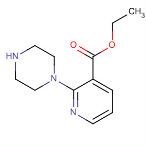 3-Pyridinecarboxylic acid, 2-(1-piperazinyl)-, ethyl ester