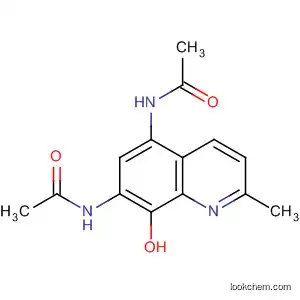 Acetamide, N,N'-(8-hydroxy-2-methyl-5,7-quinolinediyl)bis-