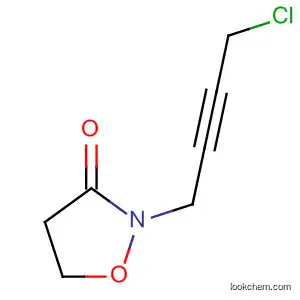 Molecular Structure of 191277-31-3 (3-Isoxazolidinone, 2-(4-chloro-2-butynyl)-)